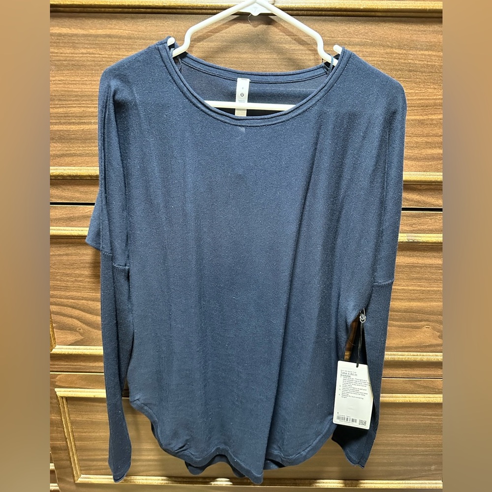 NWT Lululemon Take it All in Sweater Size 8